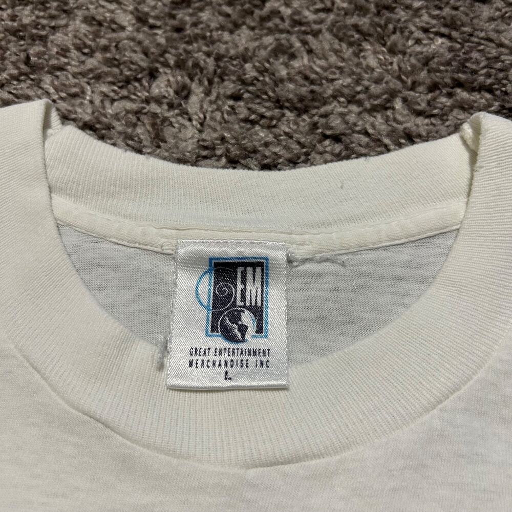 Vintage 90s Shania Twain Shirt Country Music Band Tee 1996 Soft Thin White Large - Picture 2 of 9